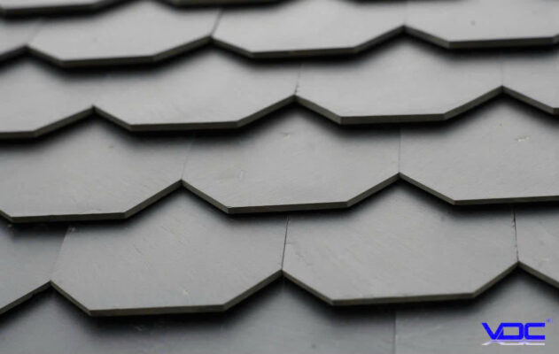 đá lợp mái lục giác